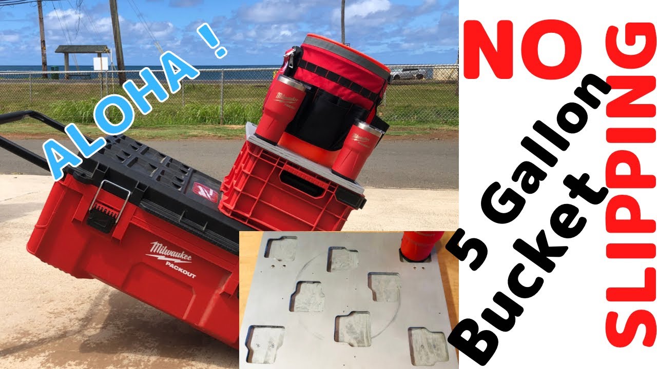 Woodworking / Bucket tool bag / Milwaukee PACKOUT mods, hacks, setup, ideas