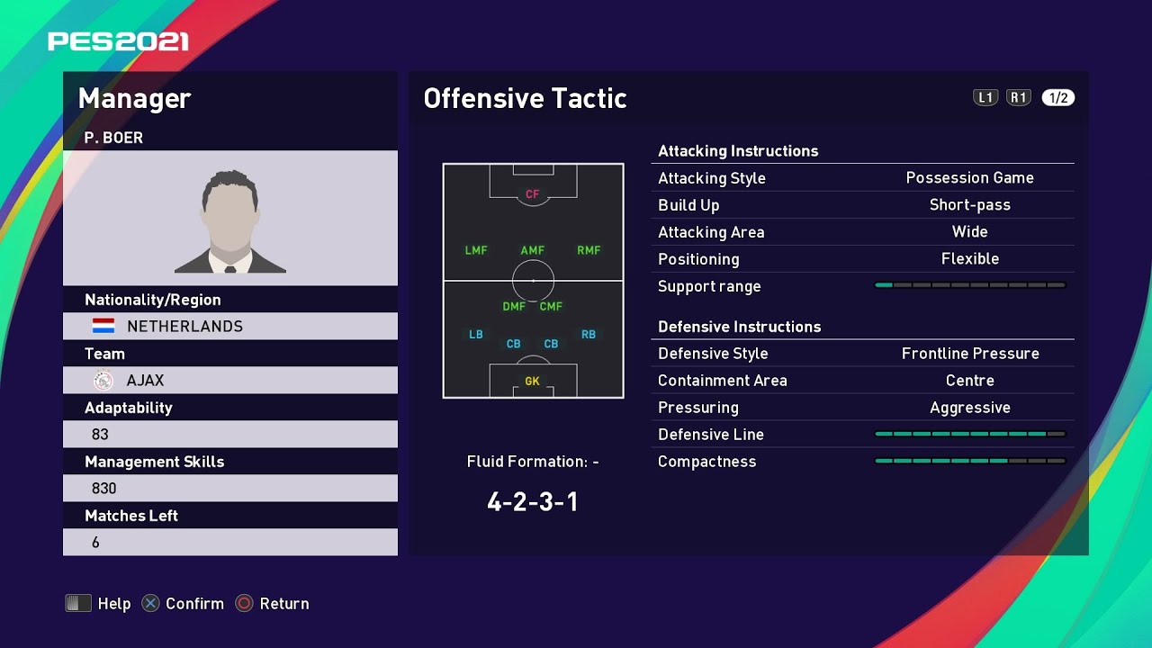 OP Tactics for 4231 | Ajax Manager | PES 2021
