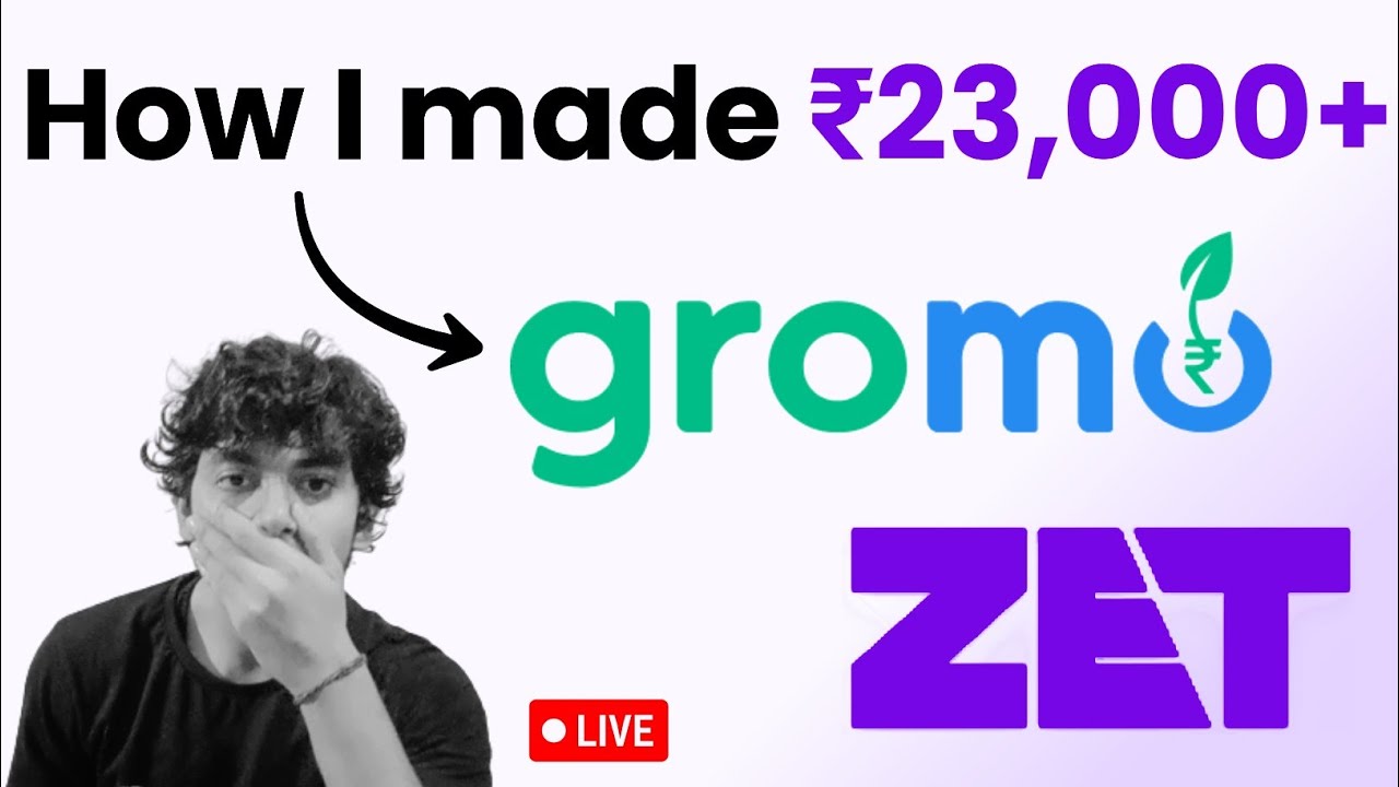 Gromo App + ZET App = ₹23,000😮 - LIVE Gromo ZET app payment proof - Gromo ZET app money withdrawal