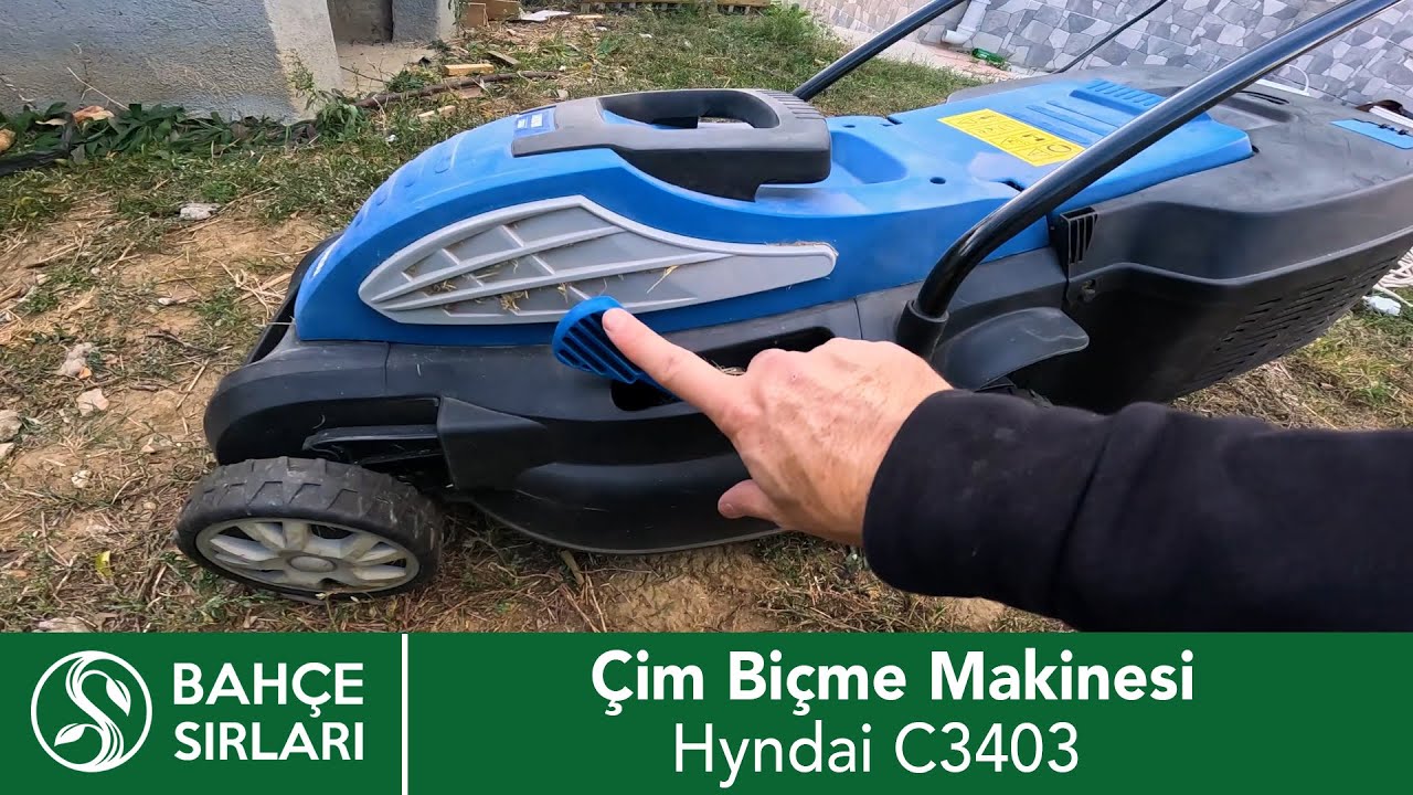 Çim Biçme Makinesi (Hyndai C3403) incelemesi