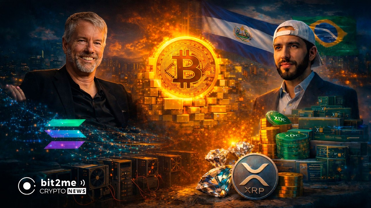 🔥Bitcoin se desploma y El Salvador ya supera 7.550 BTC, XRP tokeniza diamantes, Solana rompe récords