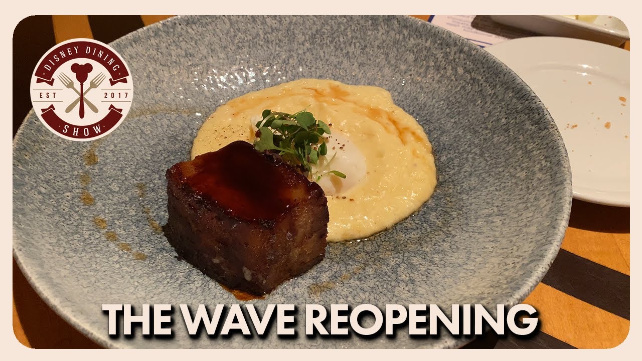 Dinner Review at The Wave | Disney Dining Show | 06/23/20