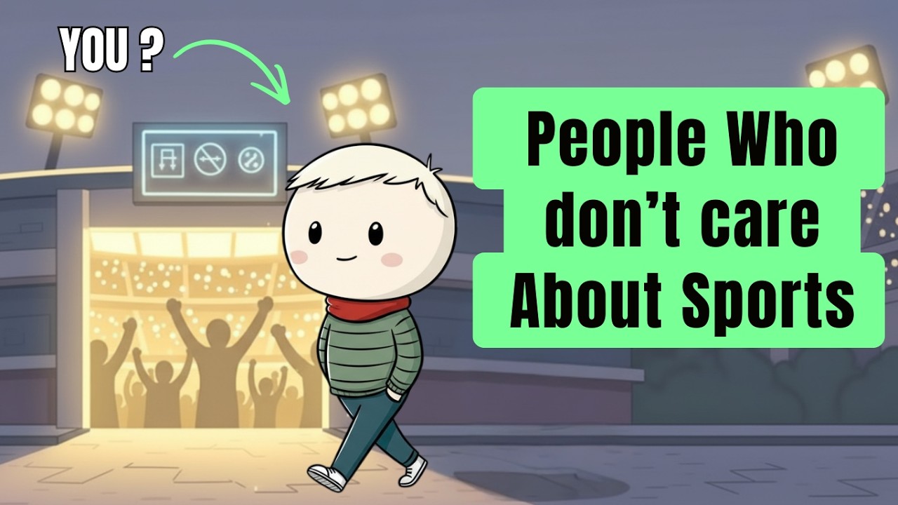 Psychology of People Who Don't Obsess Over Sports 🧠 #psychology #sportspsychology