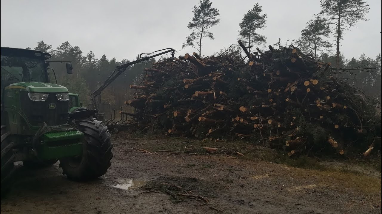 Ile Biomasy ze Zręb&oacute;w?? Dzienna Wydajność Operatora / FORESTRY WORK