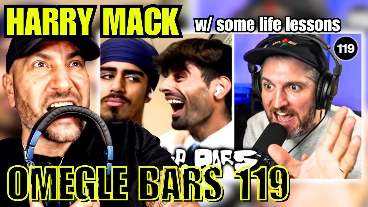 Реакция Гарри Мака на Omegle Bars 119 | КАК ОН ЭТО ДЕЛАЕТ?! 🔥 Фристайл GOAT + Уроки жизни!