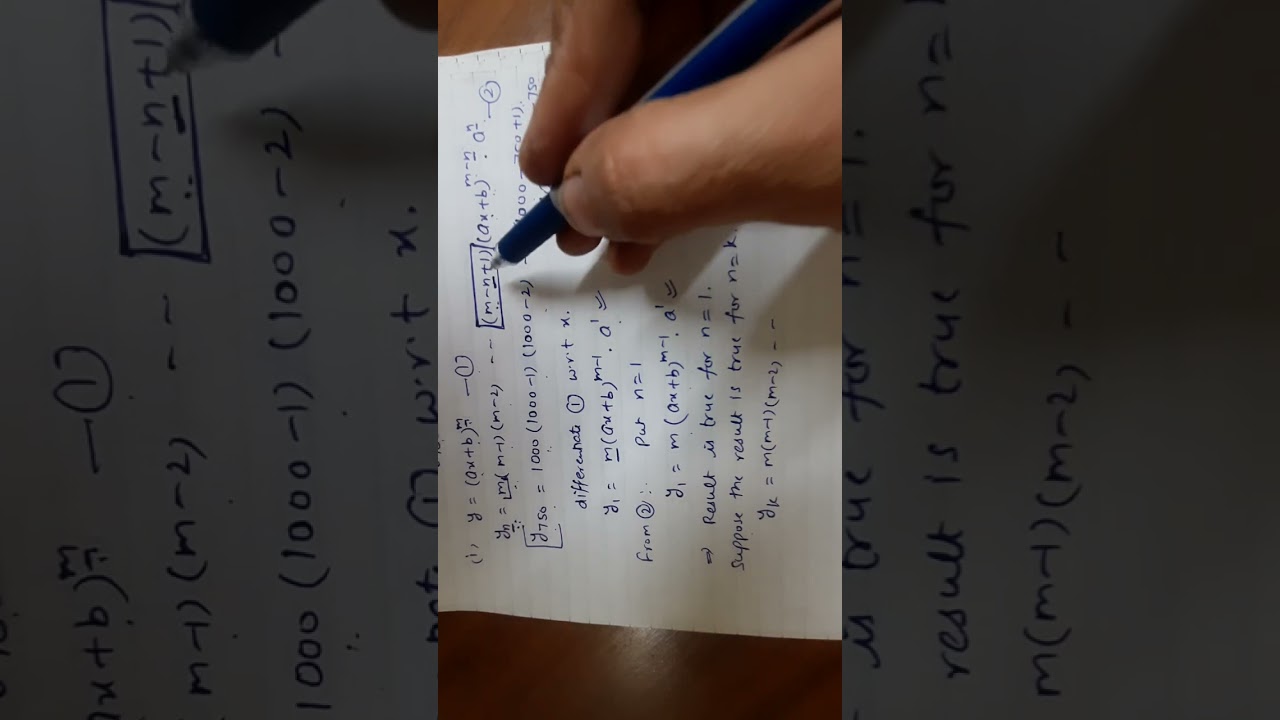 nth order derivatives of some standard functions-1 