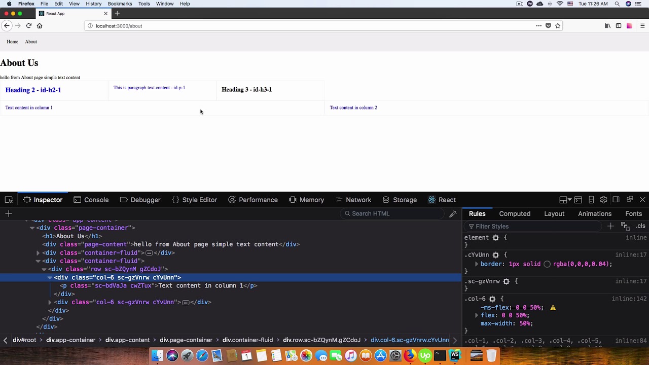 React Redux Page Builder - Toolbar Actions