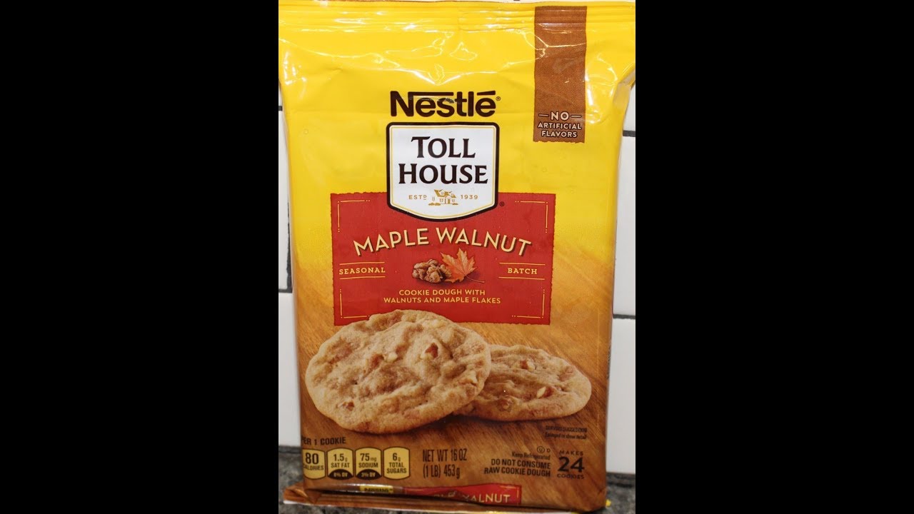 Nestle Toll House Maple Walnut Cookie Review