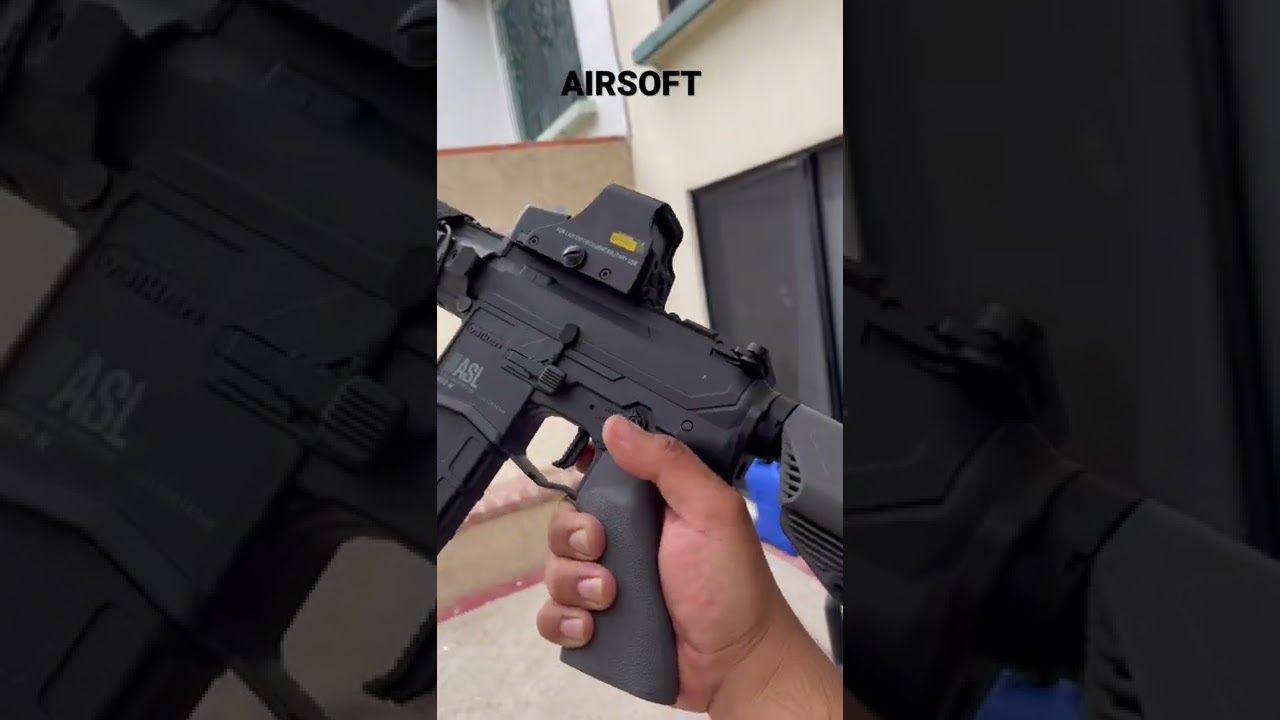 Trying a Valken ASL M4 MOD-M #airsoft #bbgun #toygun #shorts #m4 #asl #valken