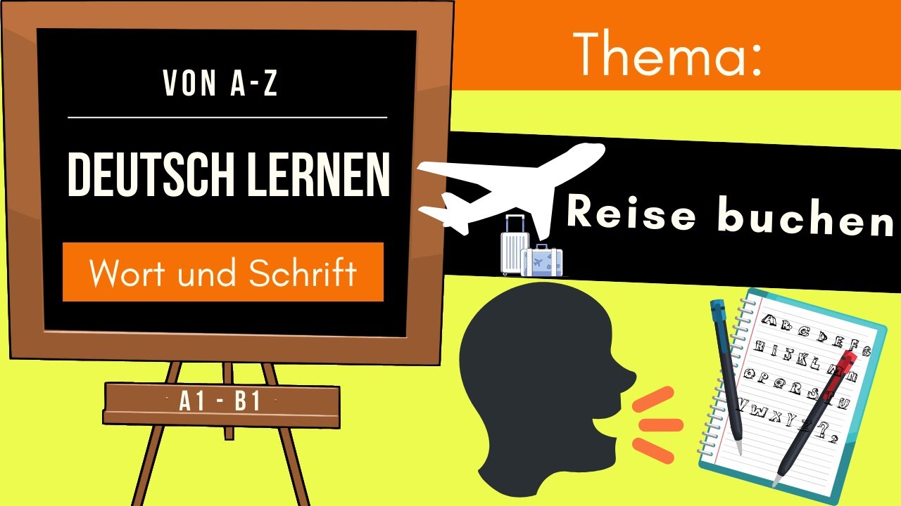 Deutsch lernen ✔️Reise buchen - im Reiseb&uuml;ro #DeutschlernenvonAbisZ