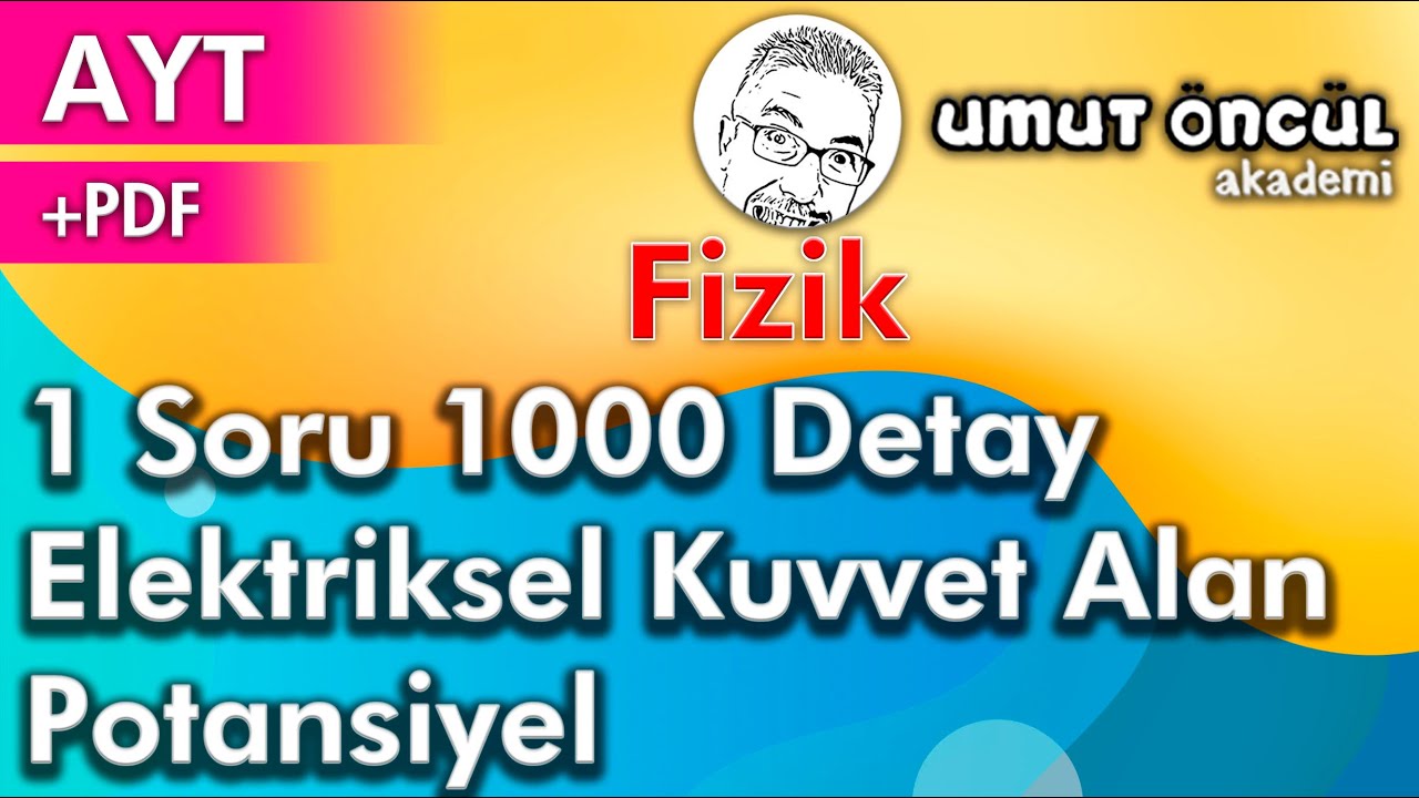 Fizik | AYT | 1 Soru 1000 Detay | ÖSYM Ne Sorar | Elektriksel Kuvvet Alan Potansiyel | +PDF