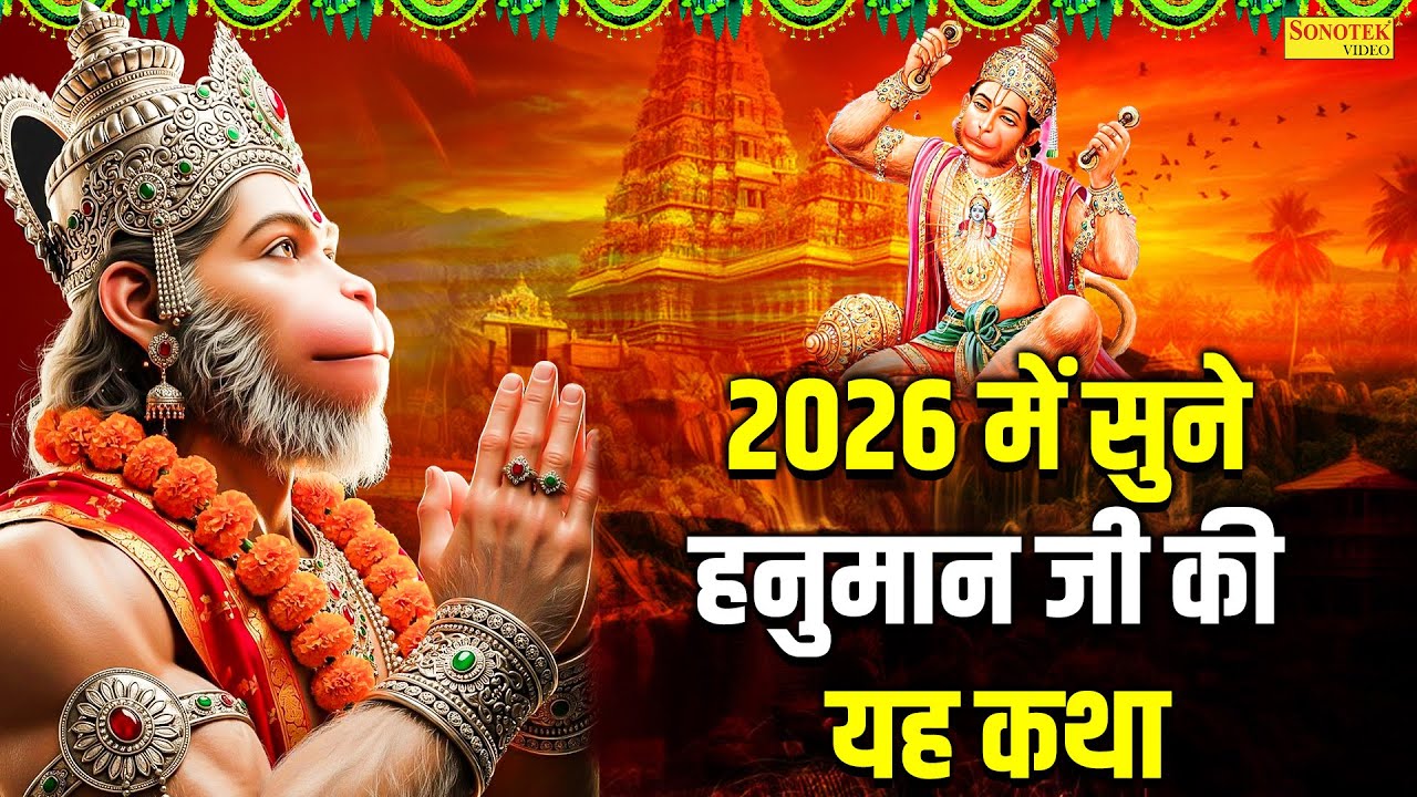 2026 में सुने हनुमान जी की यह कथा | New Hanuman Katha | Hanuman Bhajan 2026, Hanuman Story New