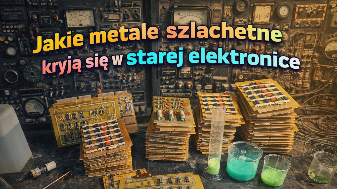 Co kryję się w starej elektronice srebro pallad złoto test jakie metale szlachetne znajdę 