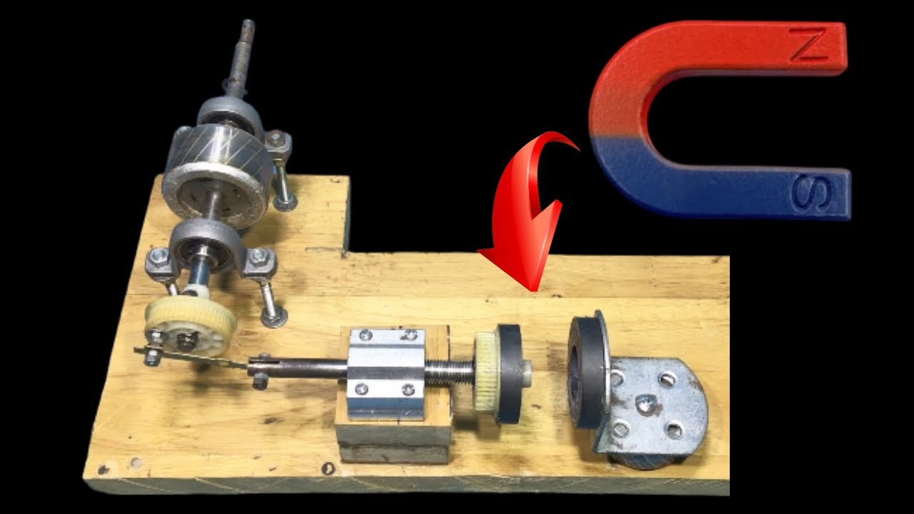 I Built A Motor That Runs On Magnets. Free Energy All Year Round