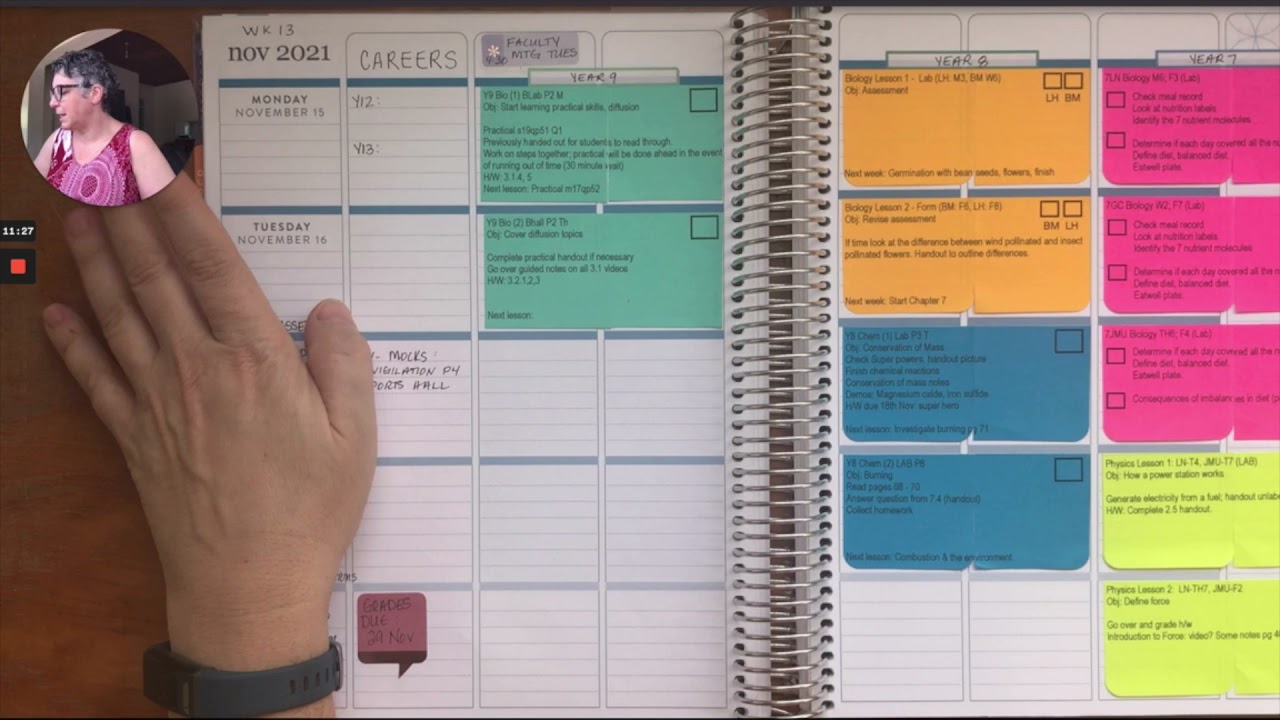 How I use my Erin Condren Teacher Planner
