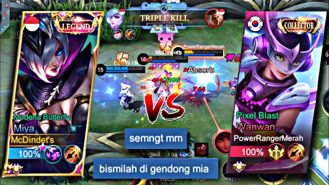 MIYA LEGEND VS WANWAN COLLECTOR !!! MIYA GW DI RAGUKAN TIM SENDIRI !!!