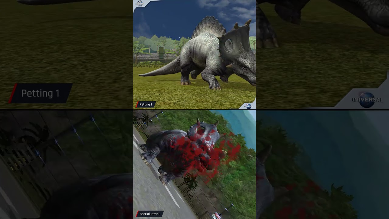 NEW REBEL SPINOCERATOPS ALL ANIMATION | Jurassic World The Game