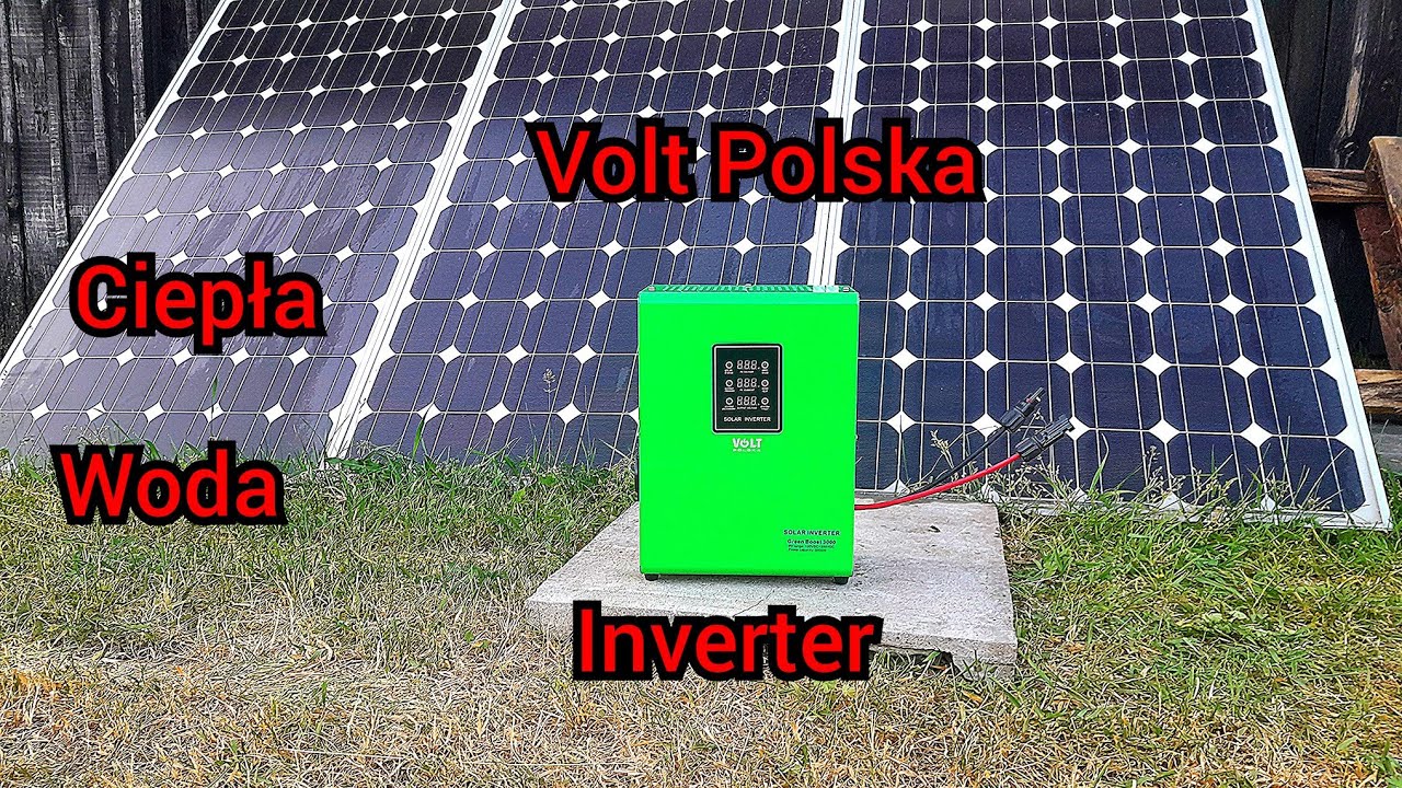 Photovoltaic converter for water heating. Off grid direct electricity from Volt Polska panels