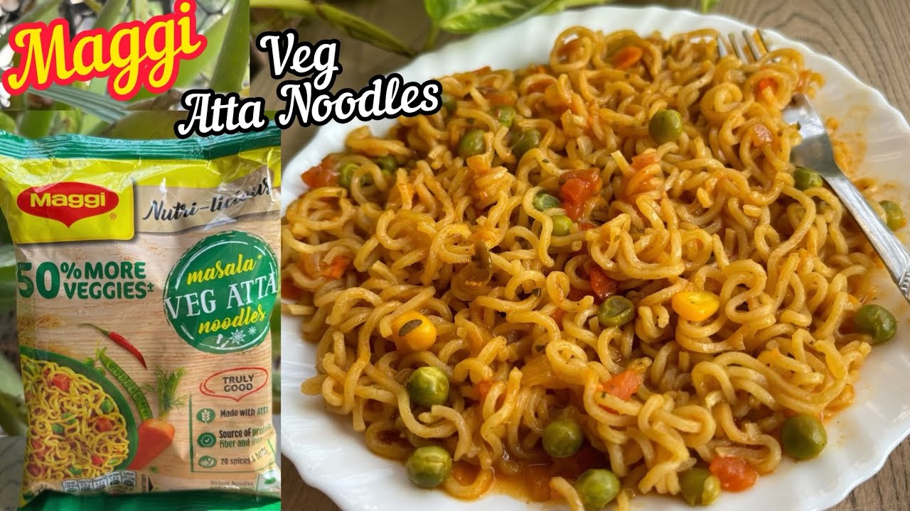Maggi Veg Atta Noodles | Maggi Veg Atta Masala Noodles Recipe & Review | Maggi Atta Noodles