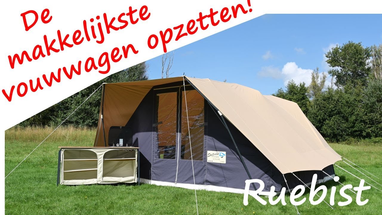 Hoe makkelijk zet je een Smitveld Ruebist vouwwagen op?