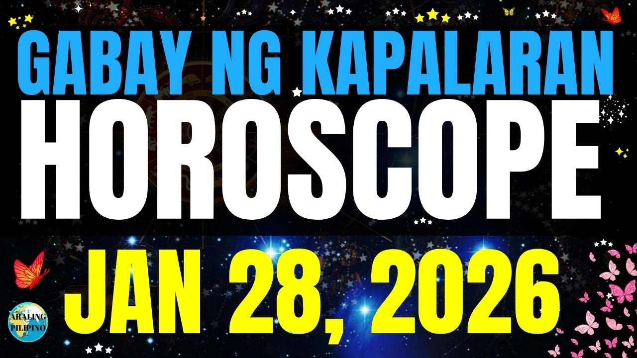 🌏 Horoscope Ngayong Araw January 28, 2026 #HoroscopeTagalog #kapalaranhoroscope #horoscopengayongar