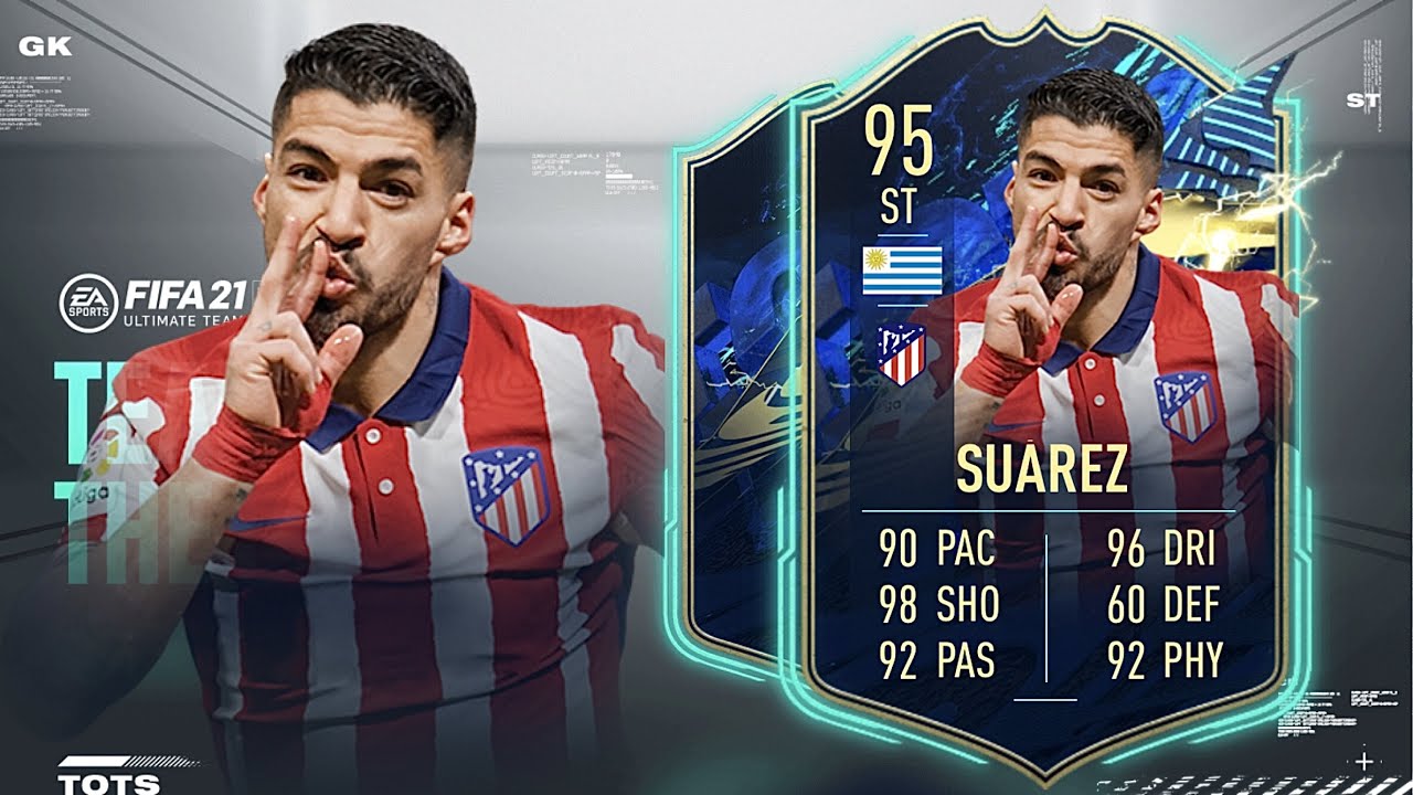 FIFA 21: LUIS SUAREZ 95 TOTS PLAYER REVIEW I FIFA 21 ULTIMATE TEAM