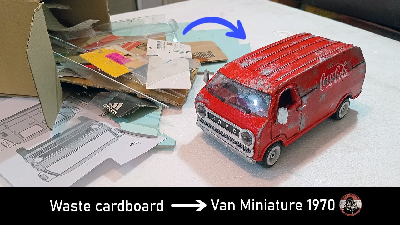 Build a Miniature Ford Van DIY – Upcycled Model Fun!