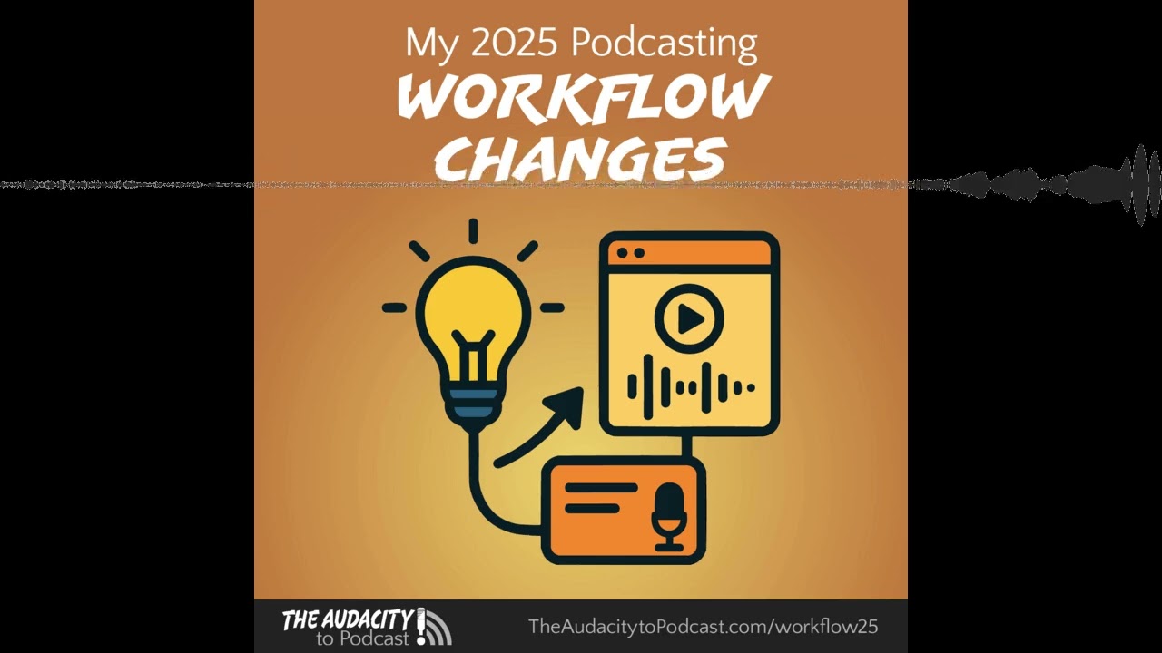 How I Improved My Podcasting Workflow in 2025