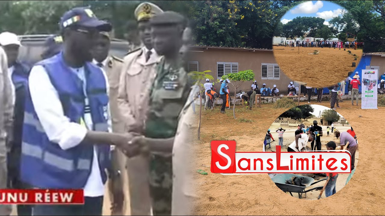 DIRECT MBOUR:Pr.Diomaye au lycée Demba Diop Mbour pour la journée nationale de Set-Settal des écoles