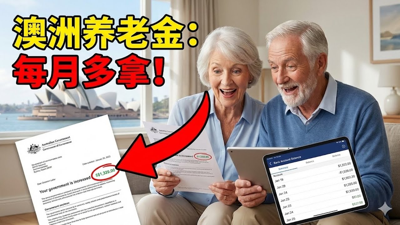 【2026年3月新规】澳洲养老金（Age Pension）迎来5大巨变！看完每个月多拿好几百，速查你符合几条？#澳洲养老金 #AgePension #2026新规  #退休金改革 #澳洲 #澳洲移民