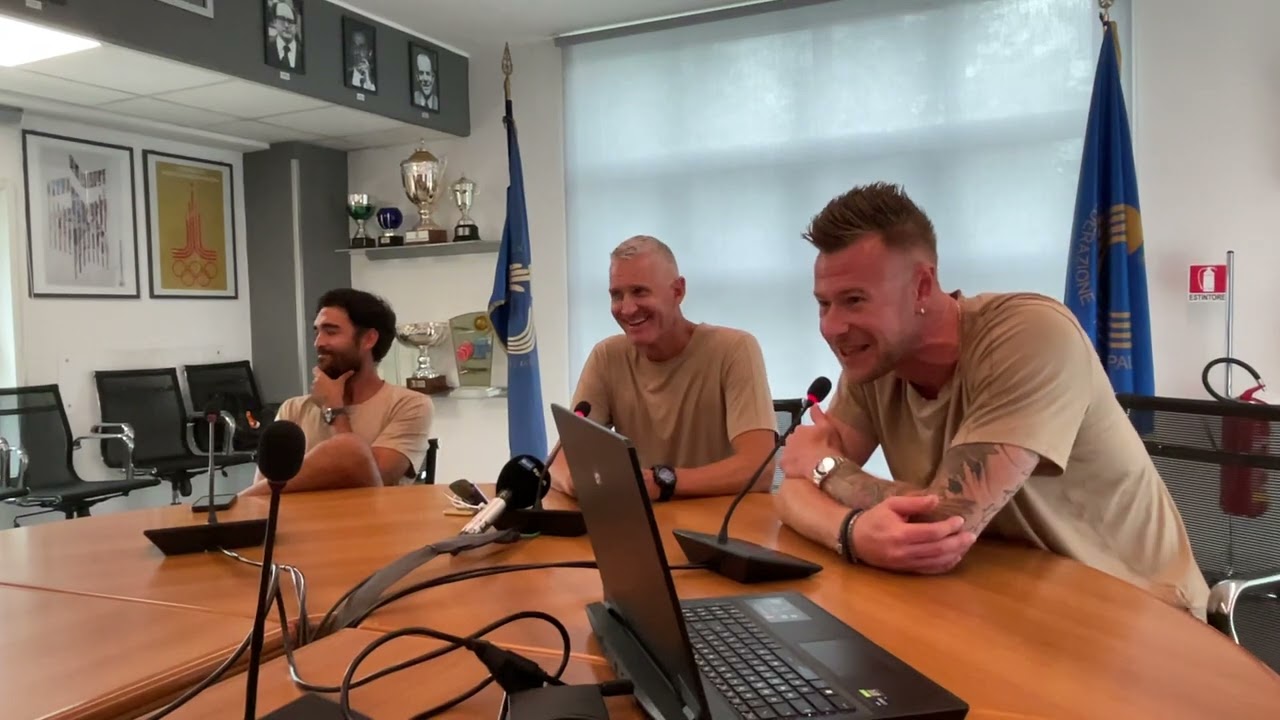 Il video integrale della conferenza stampa Zaytsev-Lupo-Solustri