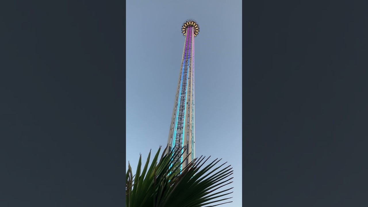 A 80m tall drop tower in Wiener Prater 😱