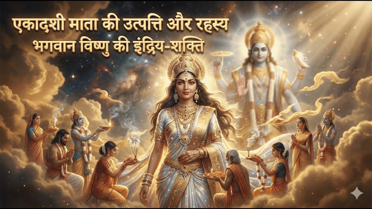 एकादशी माता की उत्पत्ति | भगवान विष्णु की इंद्रिय-शक्ति | Ekadashi Mata Origin Story