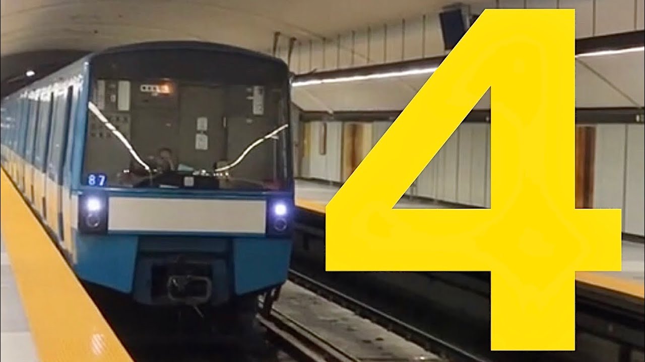Montreal Metro Full Ride: Line 4 - Yellow 🟡