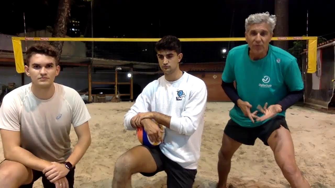 aula de vôlei de praia - passada do ataque, tempo de bola, movimento do braço