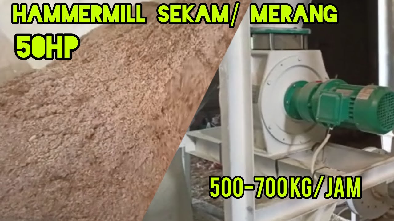 Mesin penggiling sekam.mesin hammer mill sekam/ merang.dedak sekam/merang
