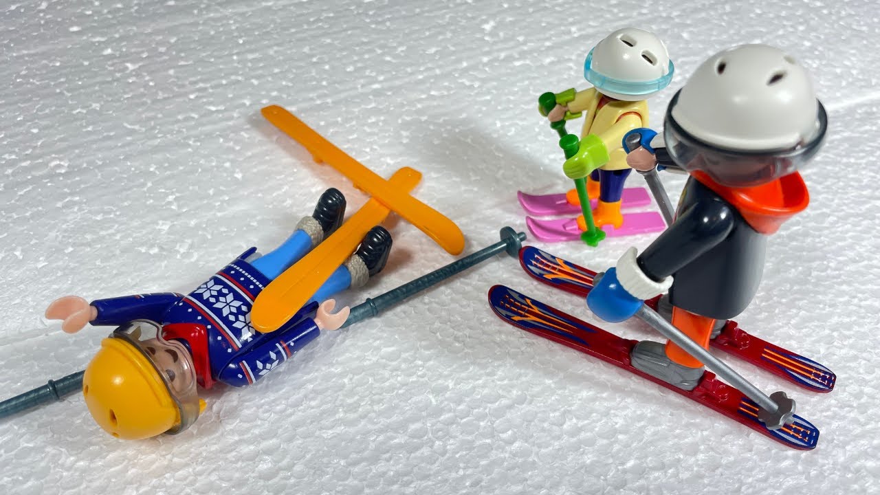 Unfall im Skigebiet⛷️| Familie Wassermann | Berge | Ski fahren | Sessellift | Helikopter🚁| Playmobil