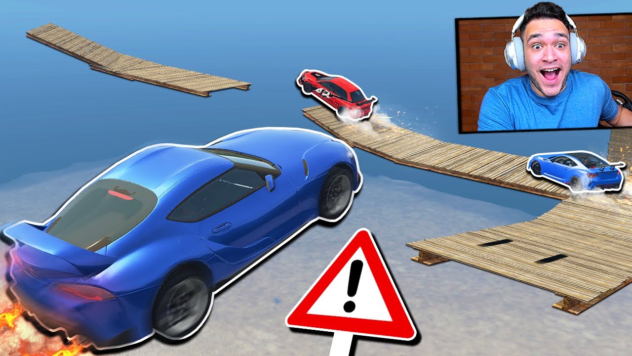 TESTANDO a PACIÊNCIA no PARKOUR MORTAL do BeamNG.drive Multiplayer!
