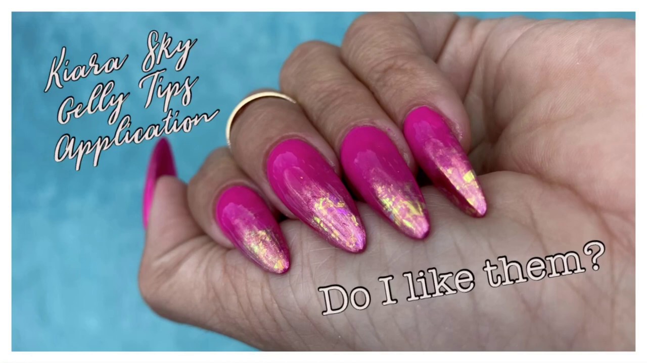 Kiara Sky Gelly Tips Application