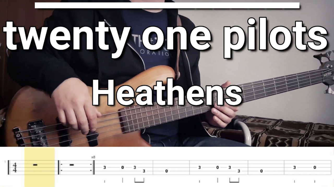 twenty one pilots - Heathens (Bass Cover) Tabs