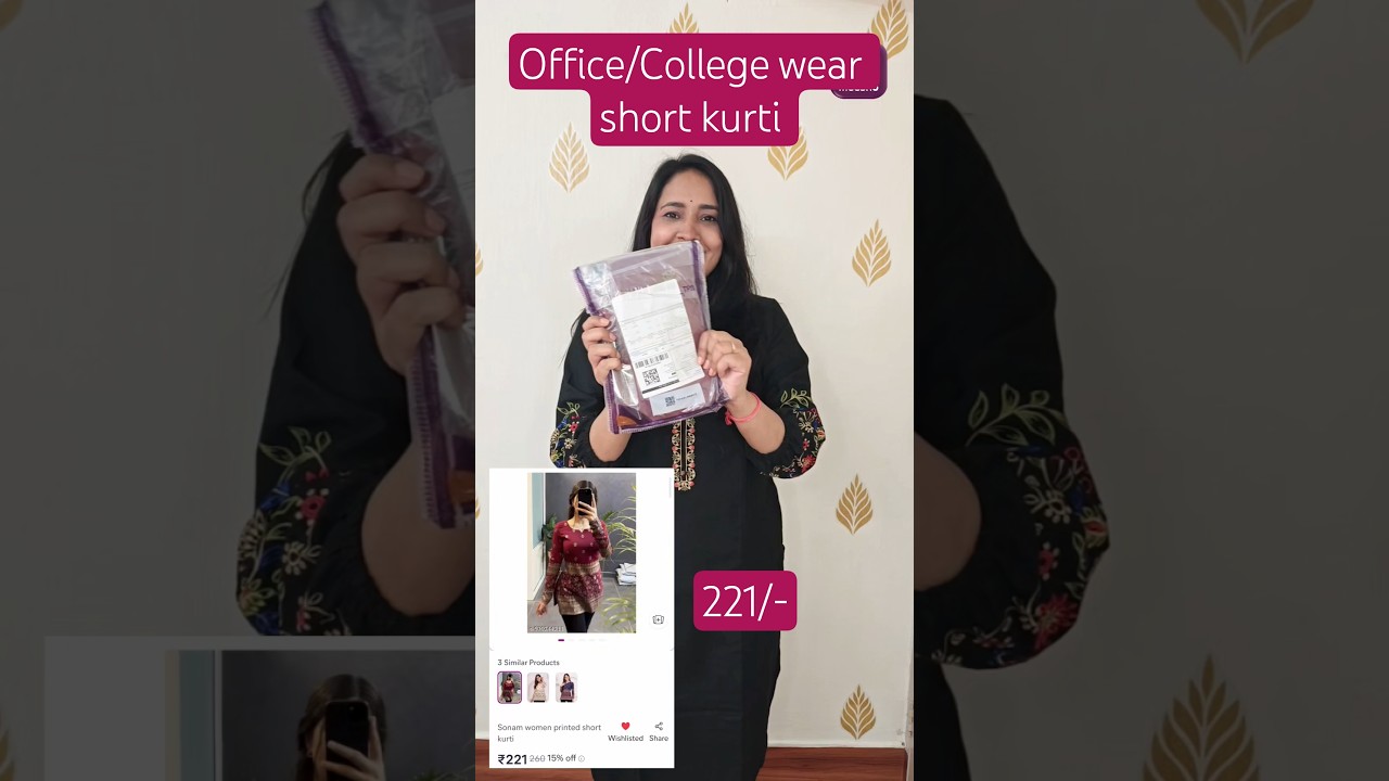 ✨ College/Office wear Short Kurti under 220/- 