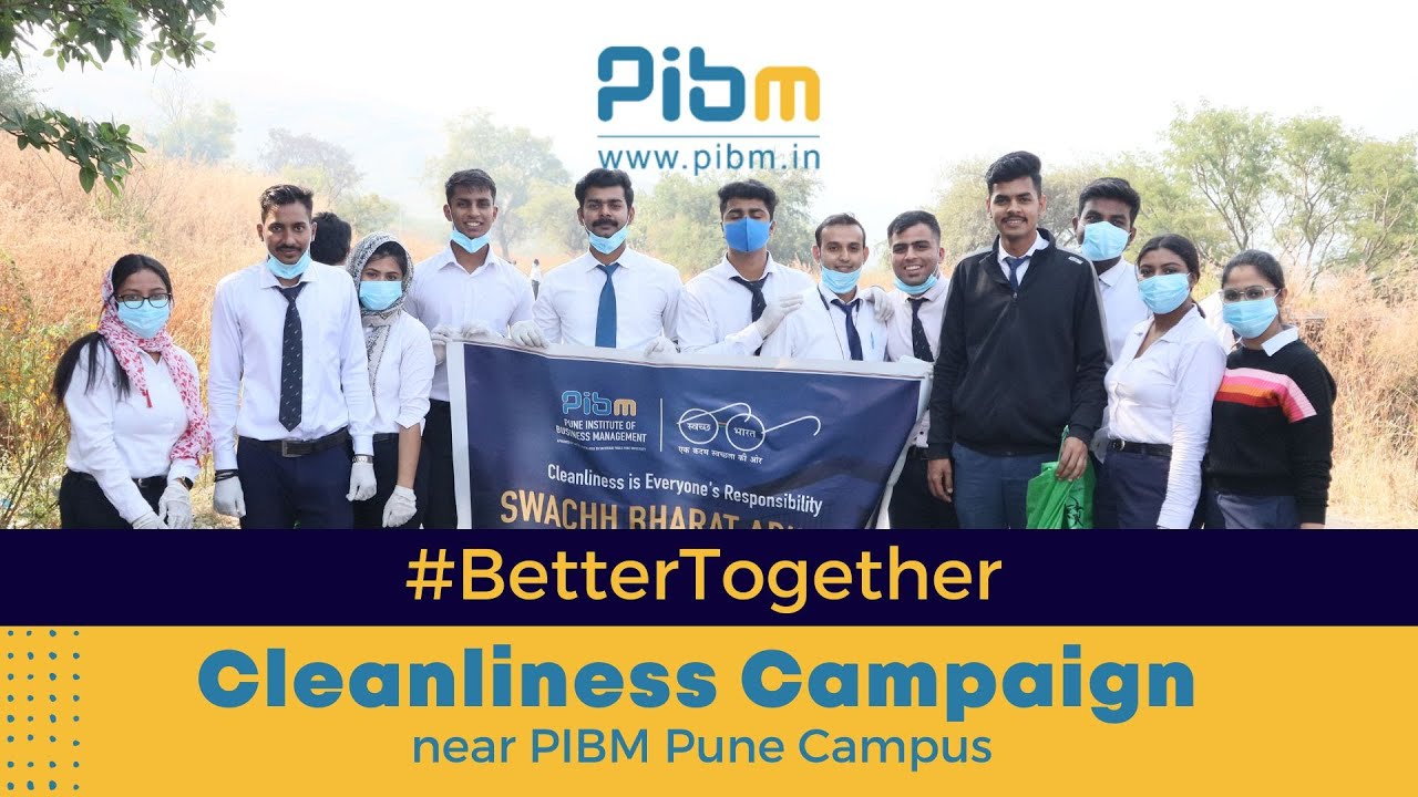 Cleanliness Campaign by students of PIBM Pune