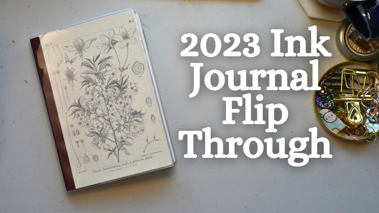 A little flip of my Ink Journal | 2023 Ink Swatches