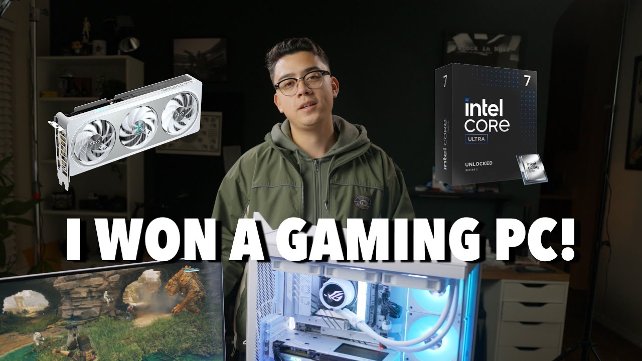 I Won a Gaming PC Giveaway from Hall of Tech! RTX 5060 with Intel 7 Ultra Unboxing