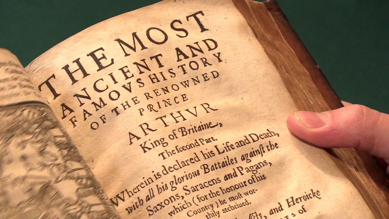[MALORY, Sir Thomas.] ...Prince Arthur King of Britaine, 1634. Peter Harrington Rare Books.