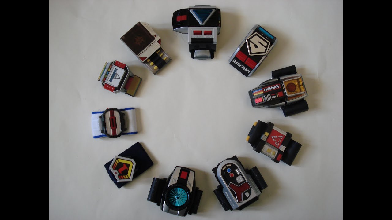 1980s Super Sentai Henshin Brace!! 1980s 戦隊シリーズ 変身ブレス!!