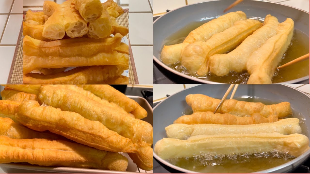 របៀបធ្វើនំចាខ្វៃ || How to Make Perfect Chinese Long Donuts/Fried Breadsticks [Lin’s cooking recipe]