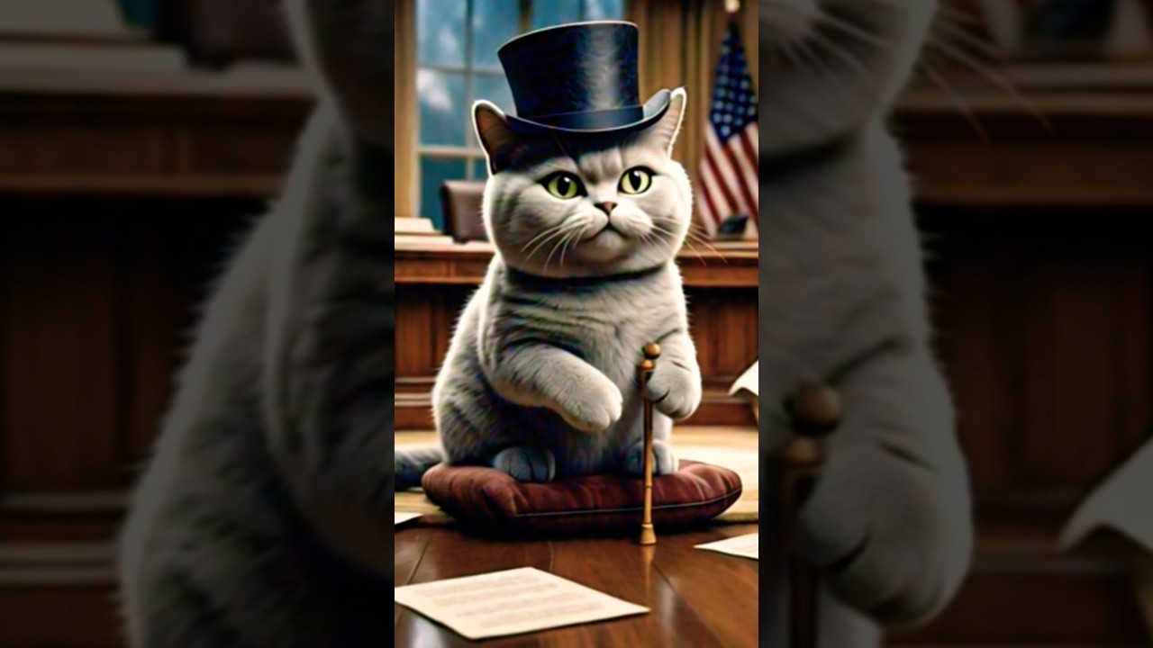 VIP Cat Takes Over the White House 🏠😹 | First Cat of the White House Causes Chaos 🏠😹 