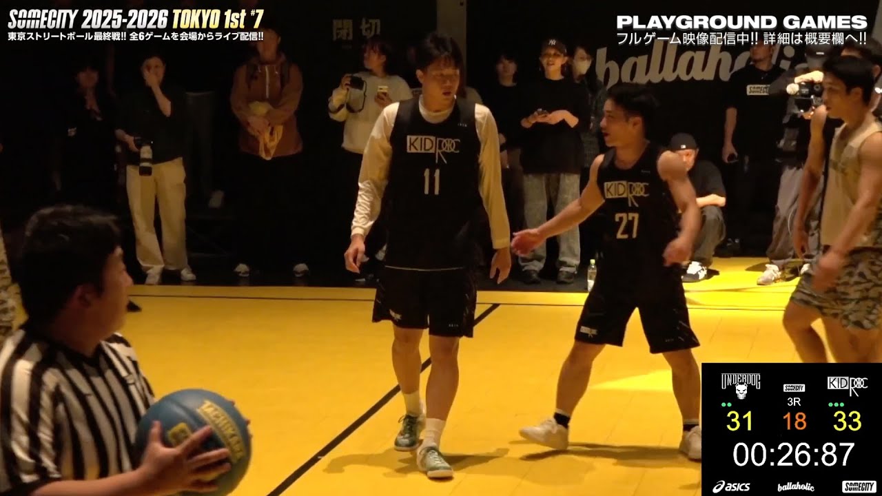 【ショートダイジェスト】 UNDERDOG vs KIDROC | SOMECITY 2025-2026 TOKYO 1st 第七戦 GAME5