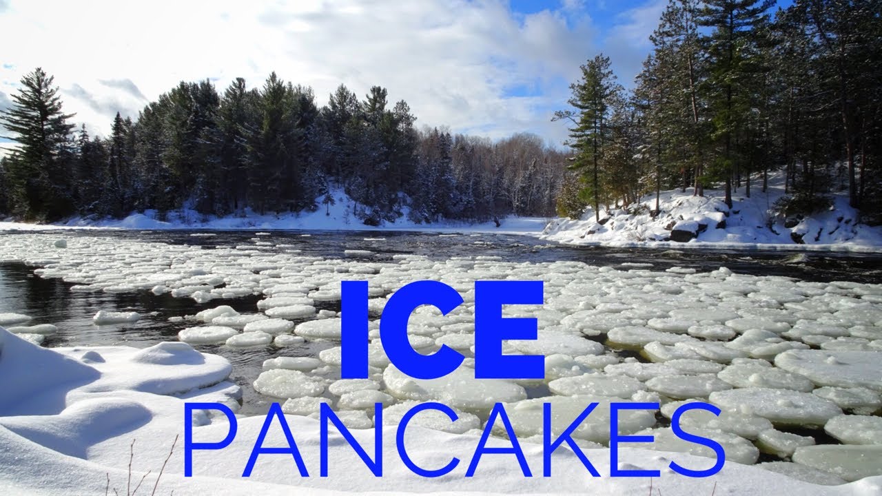 RARE NATURAL PHENOMENON - ICE PANCAKES | ONTARIO CANADA 🇨🇦